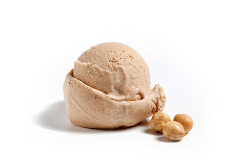 Hazelnut ice cream