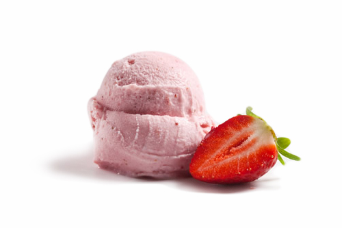 Strawberry ice cream