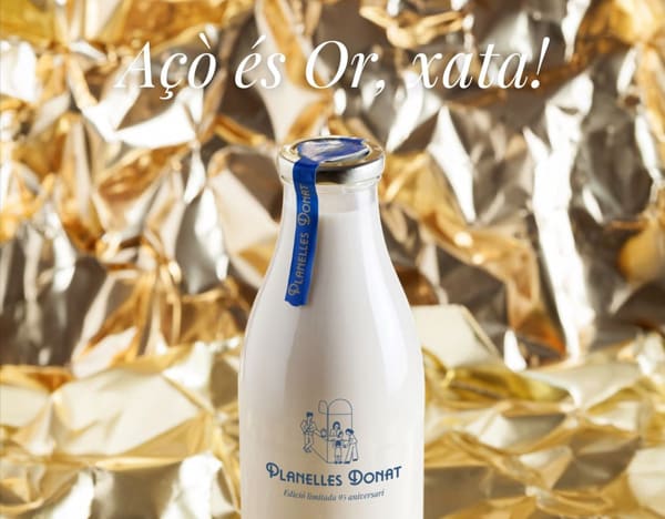 Botelles ORxata edició especial 95è aniversari