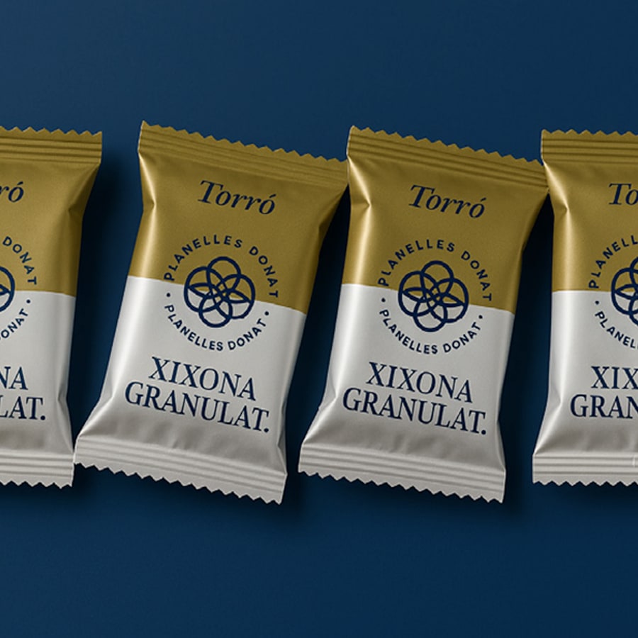 Miniporcions de torró