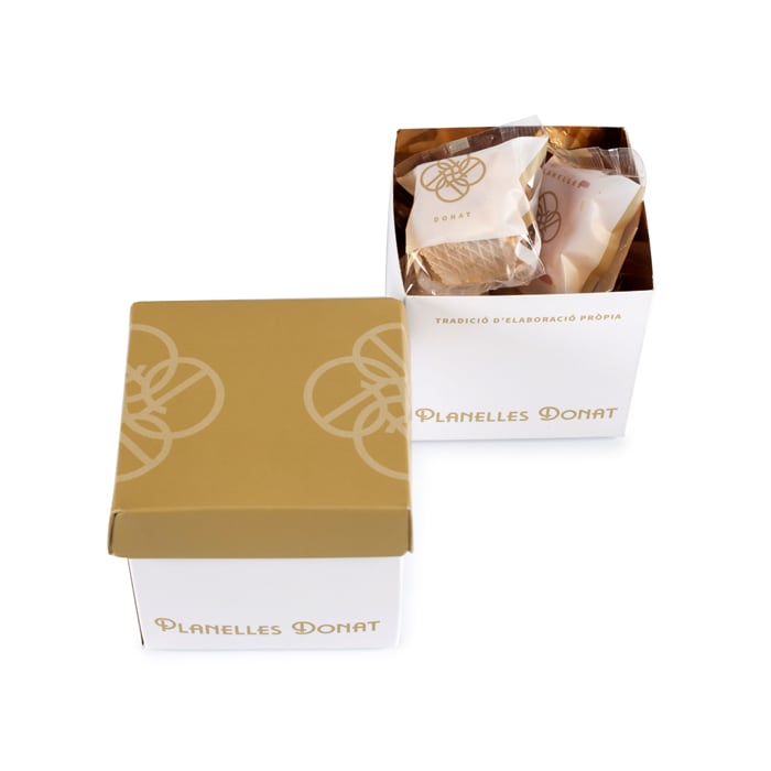 Caja miniporciones turrón 4 unidades
