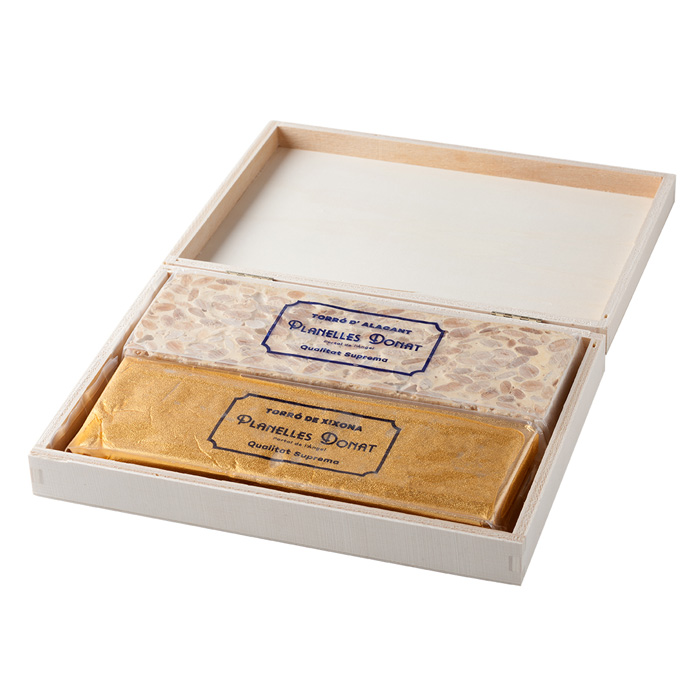 Caja de madera de 2 barras 650grs